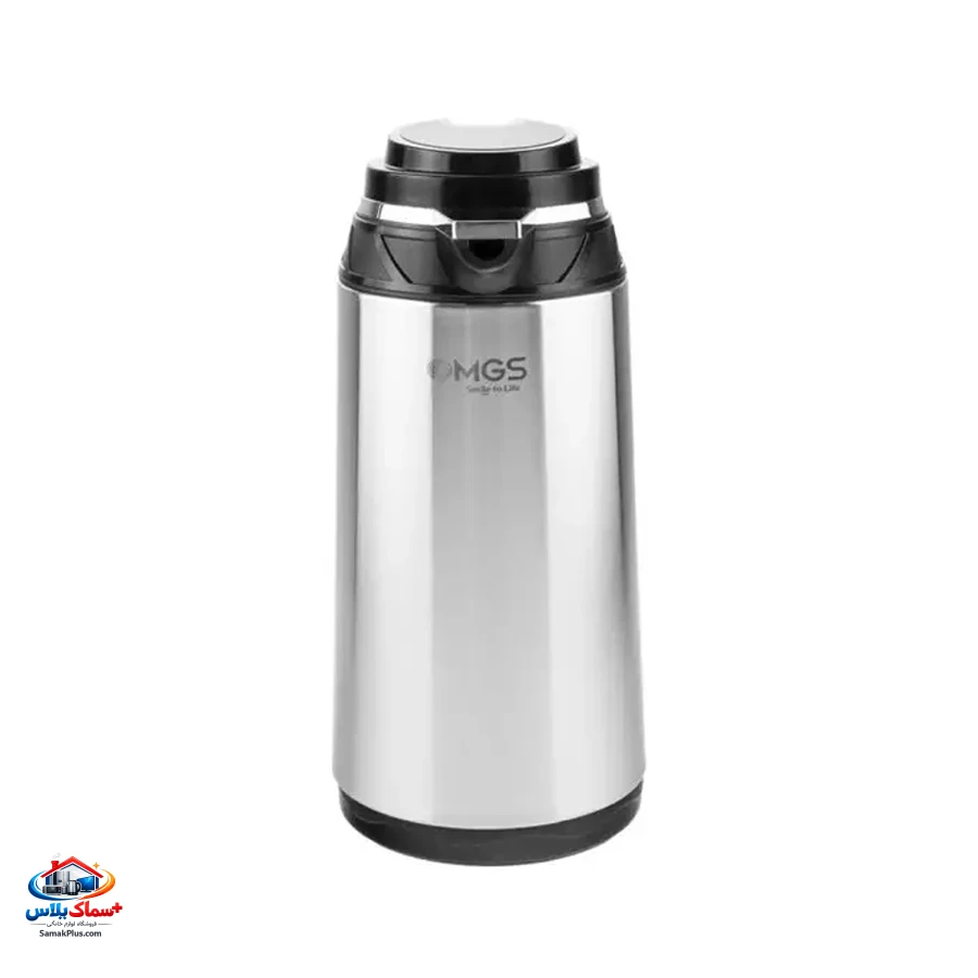 فلاسک استیل ام جی اس مدل FS10113 ظرفیت 1.9 لیتر | فلاسک شیشه‌ای بزرگ مناسب سفر، کمپینگ و استفاده روزانه