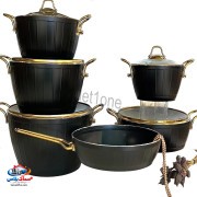 سرویس قابلمه اویز مدل ویولا 11 پارچه گرانیتی