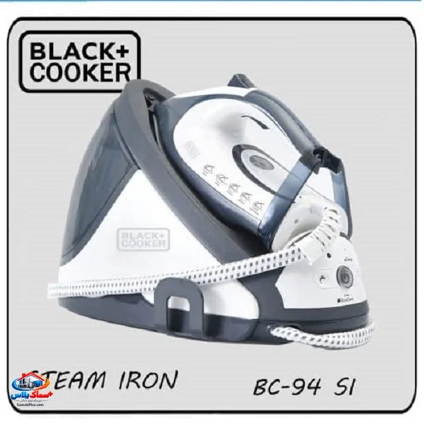 اتو بخار مخزن‌دار بلک کوکر (BLACK COOKER) مدل BC94SI – اتوی حرفه‌ای با بخار قوی و عملکرد سریع